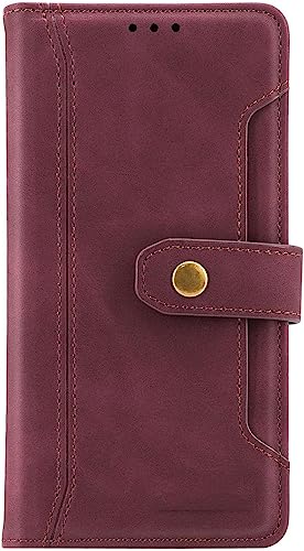 Étui portefeuille iPhone 14 Pro Max et Pro en cuir PU avec fentes cartes