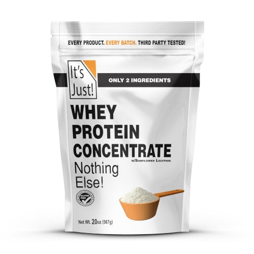 It's Just! - 100% Whey Protein Concentrate, 1.25lb, Unflavored
