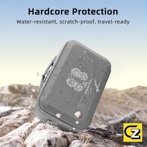 Image of GetZget Carrying Case Bag for DJI Neo 2 & Accessories Compact Travel Protection PU Case (Neo 2 Combo Bag)