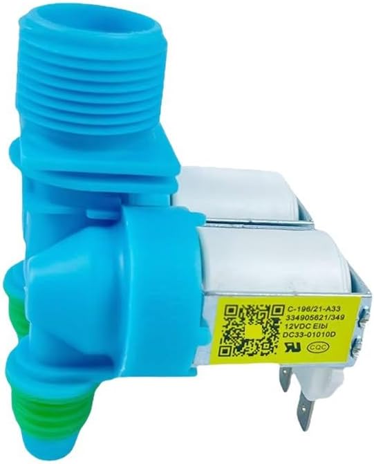 #DC33-01010D Washer Water Inlet Valve Fits Washing Machine WA55A7300AE/US-00 Durable Replacement Parts New Compatible with SAMSUNG