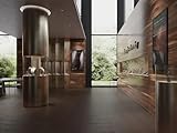 Granorte Braun 4mm Korkboden, Ecorium Liguria Castano Lederboden, Naturkork, Korkfliesen...