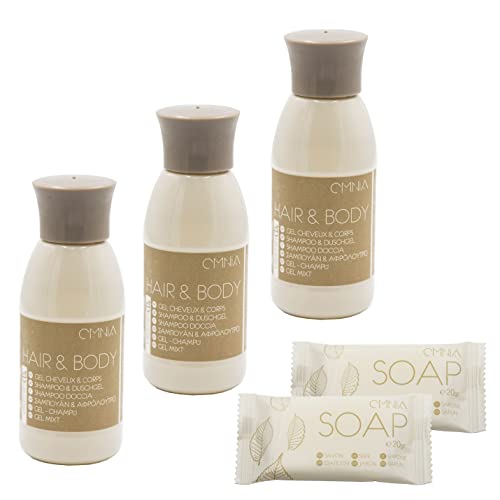 Hotel Set Shampoo und Duschgel 2in1 Omnia 40ml 100Stk.+Seife 20gr 100Stk.
