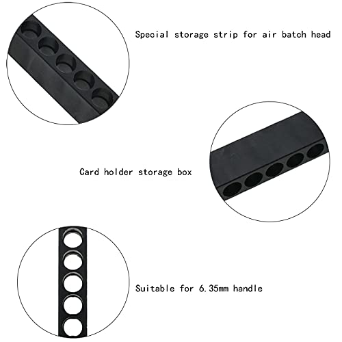 Mutai Screwdriver Bit Holder 10Pcs 12 Holes 1/4Inch Black Hex Drill Storage Case Organizer #TOP3