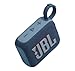 JBL GO 4 Portable Bluetooth Speaker & divvi GO Protective Hardshell Case - Blue