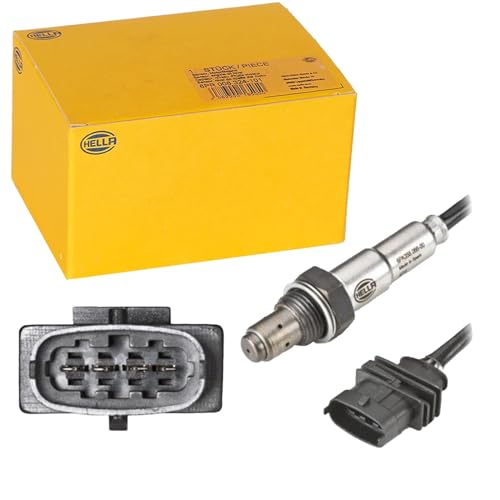 Sonde Lambda HELLA 6Pa 358 066-001 à 4 pôles devant le catalyseur avec câble 630mm
