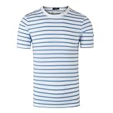 Saint James Mens Neige/Oxygene Plouider T-Shirt S