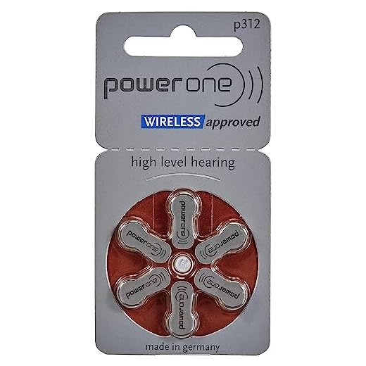 Power One vp312-60, Batteri till Hörapparat, Paket med 60