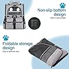 GoHimal-Pet-Carrier-Backpack-for-Dogs-and-CatsPuppiesVentilated-Design-Breathable-Dog-Carrier-BackpackCat-Bag-for-Hiking-Travel-Camping-Outdoor-UseGray GoHimal Pet Carrier Backpack - Ventilated Design Breathable Dog Carrier Backpack