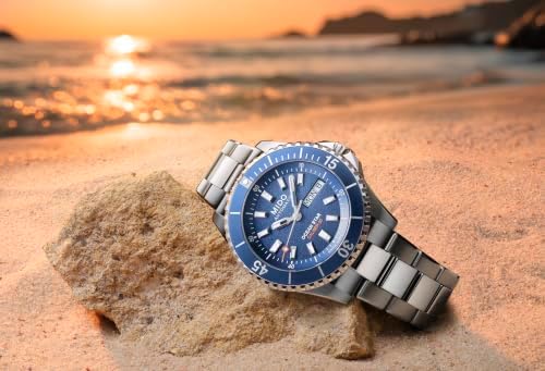 MIDO Ocean Star 200 - Swiss Automatic Watch for Men - 41mm Stainless Steel Case - Day/Date - Blue Dial - Stainless Steel Bracelet - M02693011004100 — view 7