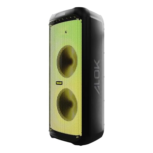 WAAW by ALOK Caixa de Som INFINITE 700 Bluetooth, Tipo Torre, Até 20h de Autonomia, 3 Alto-Falantes, TWS, 700W RMS