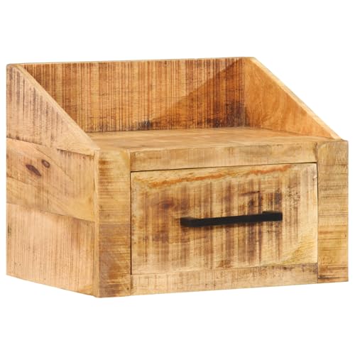Table de chevet bois de manguier pour optimiser les petits espaces étroits - 5