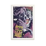 UQAZXBA Alan Moore The Killing Joke Book Cover Posters Canvas Wall Art Posters For Room Aesthetic And Decor Canvas Painting Wall Art Poster for Bedroom Living Room Decor 12x18inch(30x45cm)