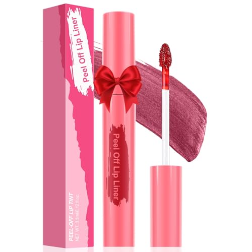 Image of Lip Stain Peel Off Tattoo Lip Liner Lip Tint Long-Lasting All Day Mauve