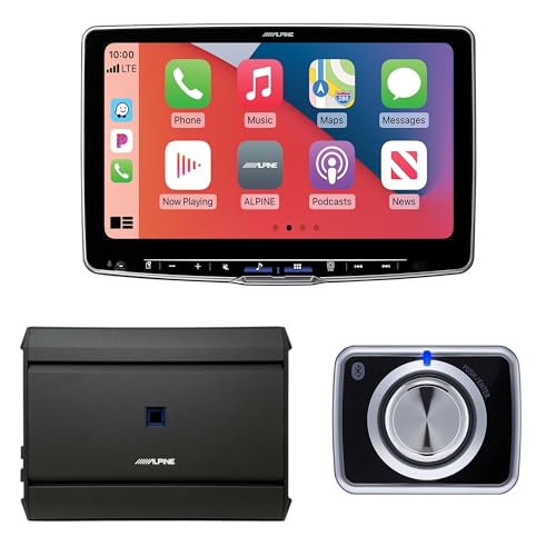 Reproductor Alpine Halo11 ILX-F511 con Amplificador y Control
