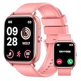 Smartwatch Uomo Donna, 1.83'HD Orologio con Chiamate Bluetooth, 110+ Modalità Sportive, Fitness Tracker con Batteria da 1000mAh, Autonomia 20 Giorni, Impermeabile IP68 Smartwatch per Android/iOS