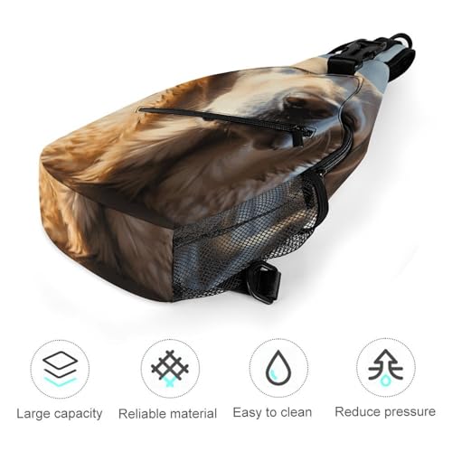Bolsa cruzada deportiva para hombro 38x20 cm miniatura 5