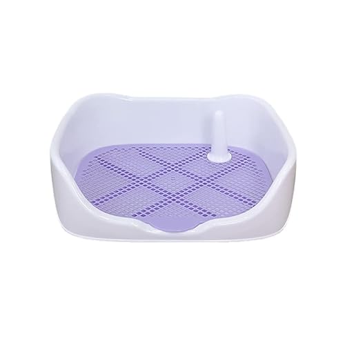 GerRiT 中小型犬用自動トイレ 小便器 ポストタイプ 大きいサイズ (大きい,パープル)