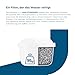 Wessper Wasserfilter kartusche, Filter mit Aktivkohle und Ionenaustauscherharz, zusätzlicher PIN kompatibel mit Brita-Kanne, Ersatzfilter für kanne von Dafi, Wessper, Aquaphor, Philips - 12 Stück
