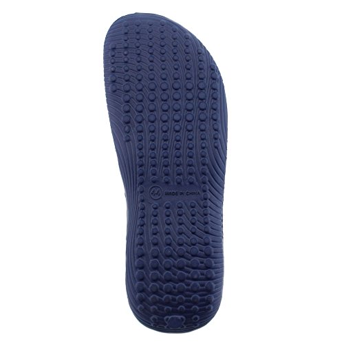 Vertico - Rubber Shower Flip Flops | Quick Dry, Lightweight Protection Sandals - Blue (10 Us) #TOP3