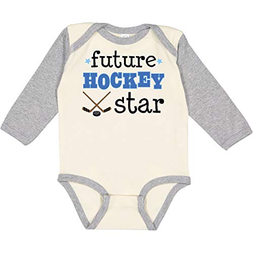 Image of inktastic Future Hockey Star Sports Long Sleeve Creeper