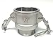 PT Coupling CF200B SS CF200B Contractor 316SS Type B Cam and Groove Fitting, 2.0" Socket (Coupler) x 2.0" Male NPT (Pipe Thread)