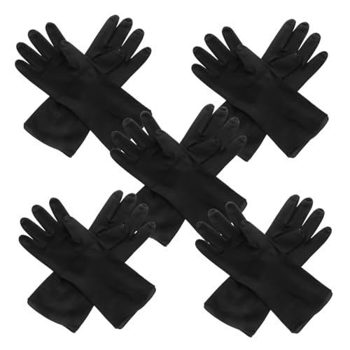 IWOWHERO 5 Pares de Protectores de Manos para Peluqueros sin Tinte para El Cabello Herramientas de Belleza para El Cabello Talla S para Mujeres Y Hombres