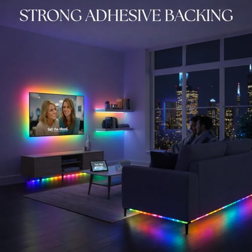 Image of 10 Meter Waterproof LED Strip Light RGB Multicolor for Indoor and Outdoor | Color Changing Rope Light for False Ceiling Lighting, Living Room Decor, Home Decoration