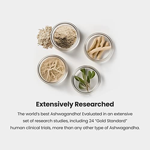 Organic Ashwagandha KSM-66 Capsules - 550mg (Highly Concentrated 10:1 Extract Ratio Equivalent to 5500mg) - with 5% Withanolides - 90 Vegan Capsules - Natural Ayurveda - Made in UK by VitaBright - Image 4