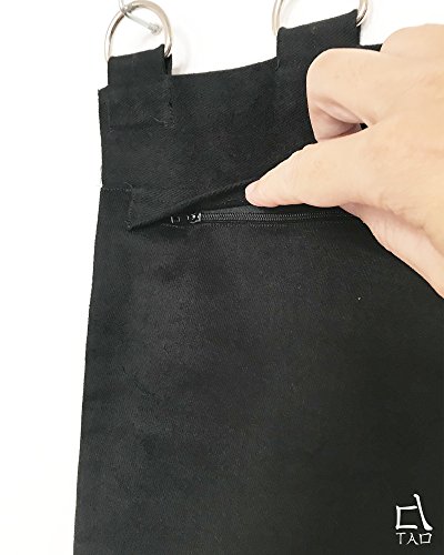 TAO Stanz-Wandtasche Wing Chun Wandtasche Canvas und PU-Leder DREI Abschnitte Ziel Treffer (ungefüllt)