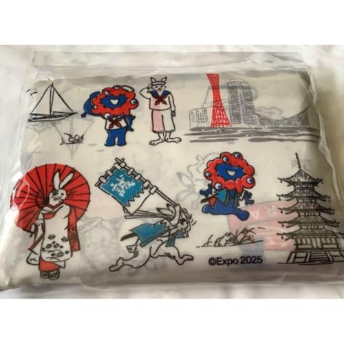 万博 鳥獣戯画 ミャクミャク エコバッグのサムネイル