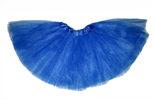 Mystiqueshapes Girls Ballet Tutu Skirt (Royal Blue)