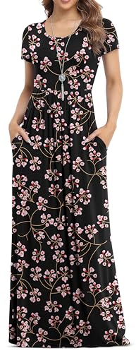 Image of VIISHOW Women's Long Sleeve Loose Plain Maxi Dresses Casual Long Dresses with Pockets