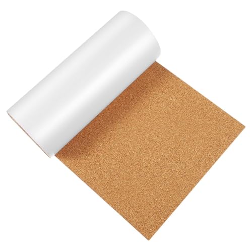ELAYARD Tablero de Corcho Autoadhesivo de 600x300x1 Mm, Rollo de Corcho Adhesivo Respaldo Grueso, Material Resistente para Manualidades y Tablón de Mensajes en Pared, Adecuado para