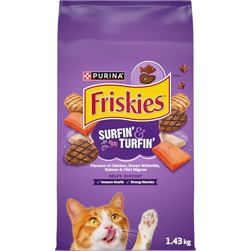 Friskies Surfin' & Turfin' Dry Cat Food - 1.43 kg Bag - Image 3
