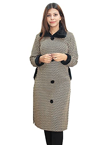Image of Matelco Women's Wool Straight Kurti for Winters (Ad04Caz45 Black Parent).