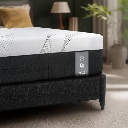 Image of Life Balance Hybrid King Mattress 14 Inch, Made in USA, Plush, Individual Pocket Coils & Copper Gel Memory Foam， Hypoallergenic & Odorless, Motion Isolation & Pressure Relief, Mattress in a Box