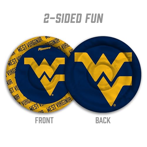 Image of YouTheFan NCAA West Virginia Mountaineers Flimzee Bean-Bag Flying Disc