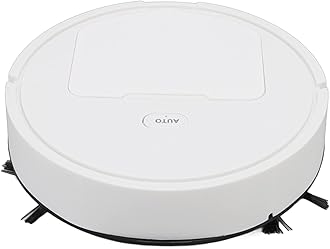 3 in 1 Smart Vacuum Robot Cleaner, 3.7V USB Charging Self Vacuum Robot, Multifunctional Low Noise Robot Vacuum Cleaner Carpet and Floor, for Pet Hair Carpet Floor Dust