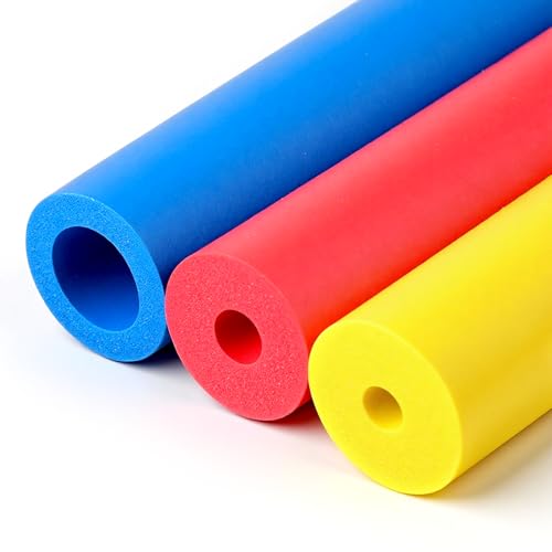 3 Pack Foam Grip Tubing, 3 Sizes Built Up Foam Grip Tubing for Utensil, Adaptive Utensils Grip for Elderly, Disabled, Arthritis, Handicapped(7mm, 10mm, 18mm)