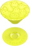 PopSockets: PopGrip - Élargir le support et la poignée avec un haut swappable pour smartphones et tablettes - Émail Smiley jaune