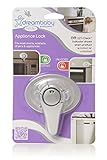 Dreambaby Swivel Appliance Lock W/ E-Z Indicator Single Pack- Silver