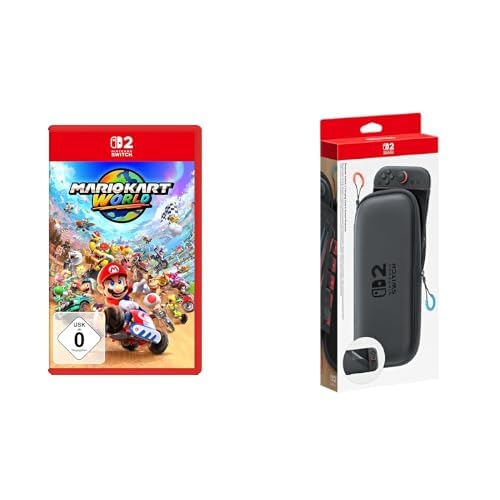 Mario Kart World + Nintendo Switch 2 Case and Protector