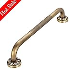 ☑ Ahorro de espacio y adecuado para cualquier lugar – este grifo de baño puede ser instalado no sólo en el cuarto de baño, sino también en la cocina, a lo largo de escaleras, lavandería o en cualquier lugar de su casa donde se requiere un riel de seguridad. El diseño montado en la pared solo ocupa un poco de espacio en la pared, lo que ahorra espacio.