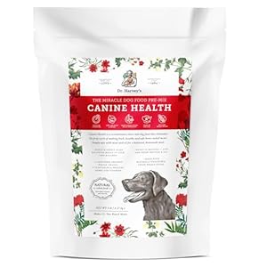 Dr. Harvey’s Canine Health Miracle Dog Food, Human Grade Dehydrated Base Mix for Dogs with 9 Vegetables and 6 Organic Whole Grains (5 Pounds)