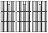 SafBbcue 97888 Cooking Grates for Monument Grill Replacemnt Parts 24367 24633 13892 17842 35633 41847NG, Cast Iron Grids for Monument 35633R 35633B D405 D425 4-Burner Grill Accessories