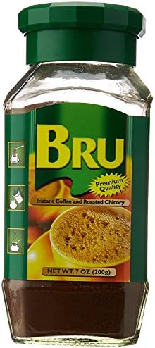 Bru Instant Coffee and Roasted Chicory, 7 Ounce