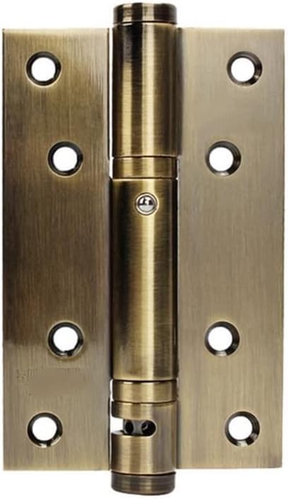 Closing Door Hinge, DIY Heavy Duty Automatic Self Closing Spring Hinges Stainless Steel Door Hinge for Corridors Boilers Apartments Entrances and Stairw-(Rose Gold)