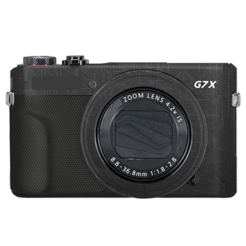 Autocollant Canon G7X Mark II film de protection noir anti-rayures pour boîtier photo