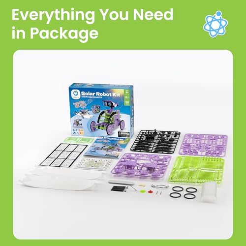 Sillbird Solar Building Robot Kit, 12-in-1 STEM Gift for Boys Aged 8-14 — view 7