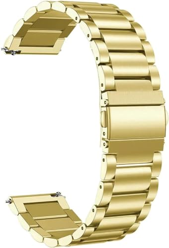 Generisch 20 mm Armbänder Kompatibel mit Pebble Time Round Large Armband Edelstahl Ersatzarmband Metall Uhrenarmband Business Bands für Pebble Time Round Large Smartwatch